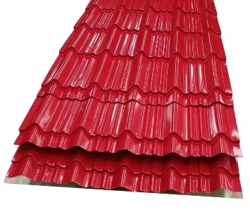 Lastre per coperture di colore rosso
